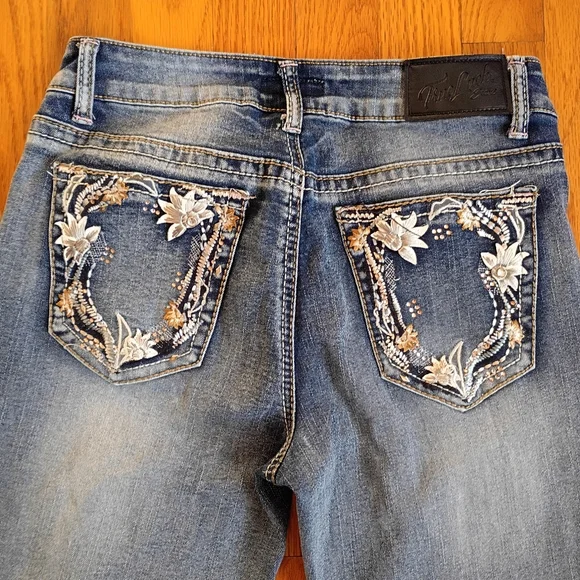 True Leech Mid-rise Bootcut Jeans Size 7/8 - Picture 9 of 11